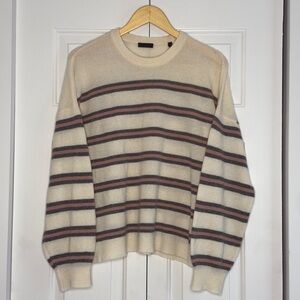 ATM Striped Cashmere Sweater (medium)